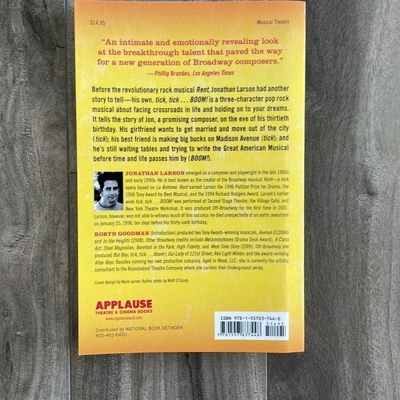 tick, tick… BOOM! Script & Lyrics - Picture 2 of 2